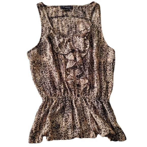 FOREVER 21 | Boho Sleeveless Ruffle Tank - Picture 1 of 1